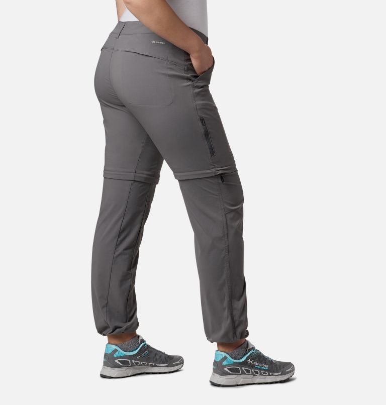 Women's Columbia Saturday Trail II Convertible Pants Grey | Plus Size CA-DL136